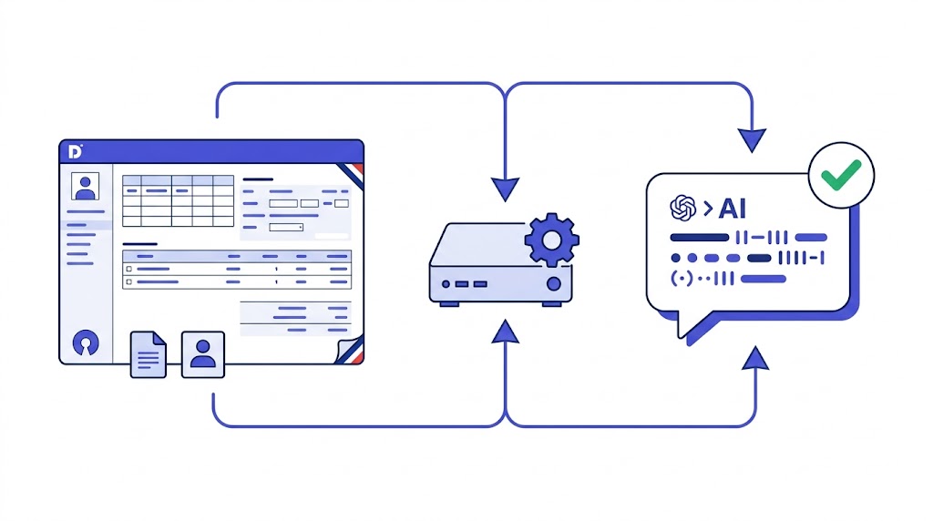 Dolibarr IA locale PME combinaison ERP open source France