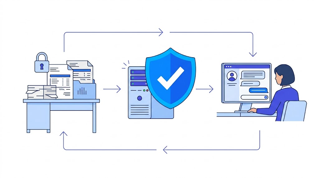 IA locale expert-comptable automatisation données clients RGPD