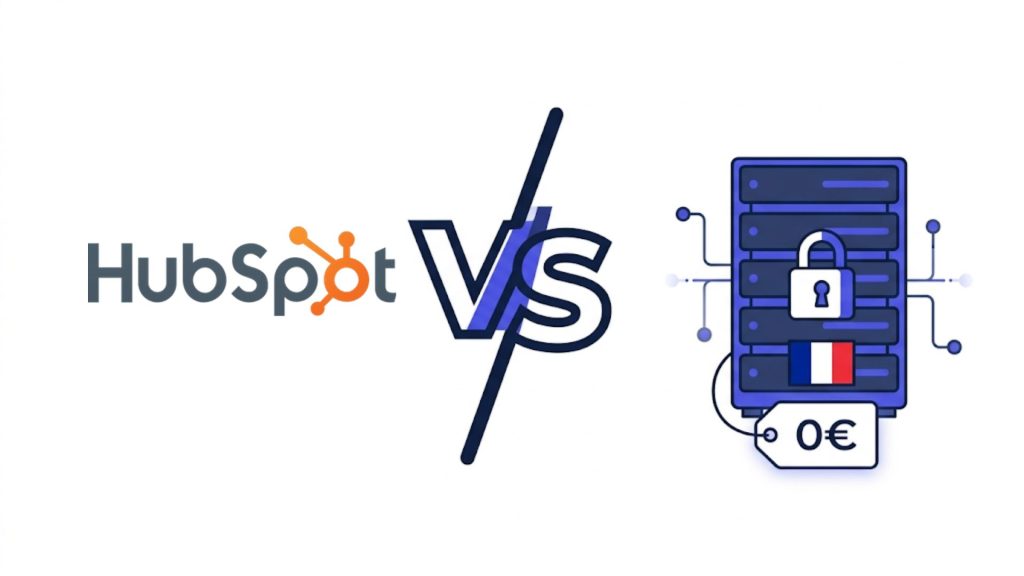 Alternative HubSpot CRM local IA PME France