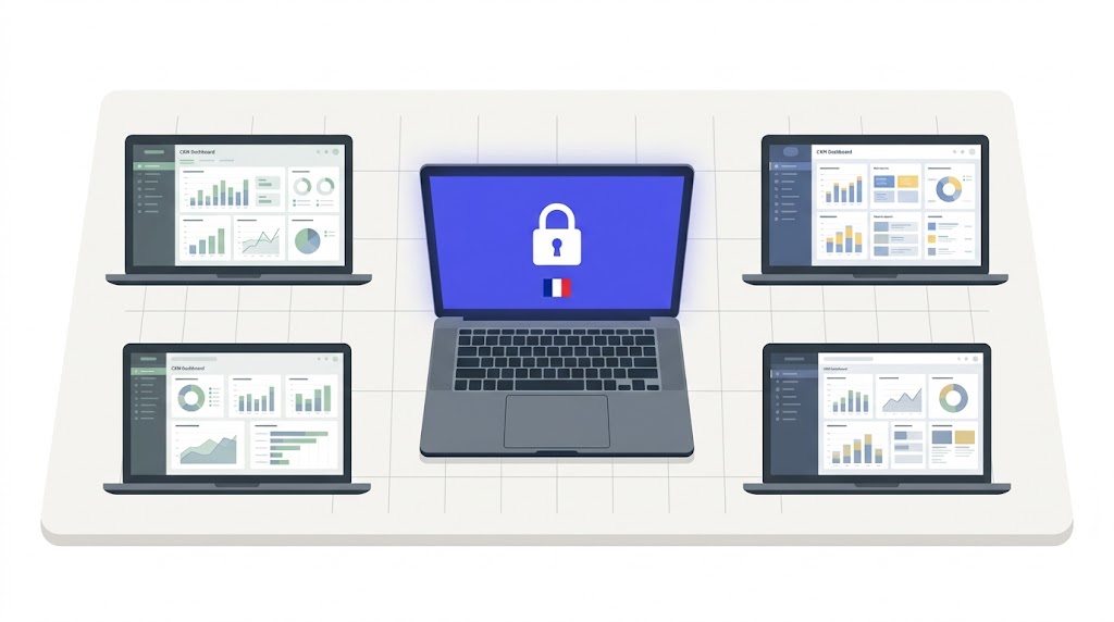 Comparatif CRM 2026 pour PME — choisir entre HubSpot Pipedrive et CRM local SovreAI